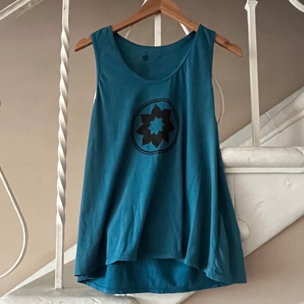 Club Pilates Blue Tank Top- New